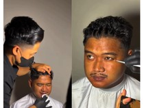 Pria Samarinda Buka Jasa Rias Pengantin Pria: Banyak yang Wajahnya Tak Terurus