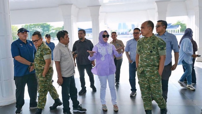 Wali Kota Kendari Siska Karina Imran dan Forkopimda mengecek persiapan UCLG ASPAC 2026 yang akan berlangsung di Kota Kendari. Dokumen Istimewa