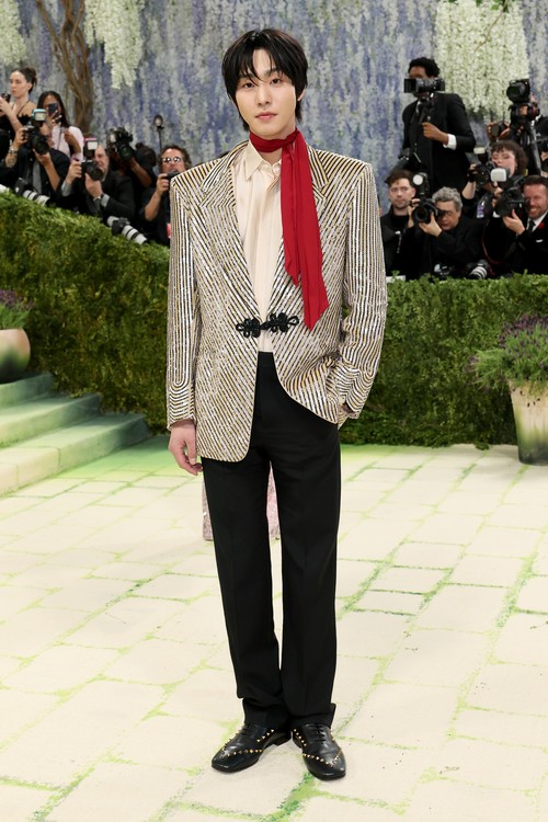 NEW YORK, NEW YORK - MAY 04: Ahn Hyo-seop attends the 2026 Met Gala celebrating 
