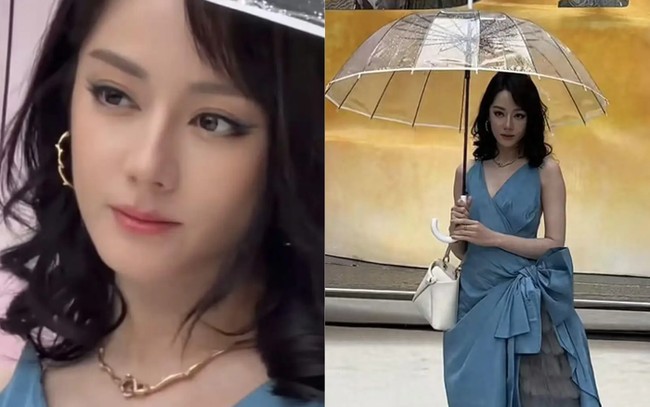Dalam postingan yang viral, gaya Dilraba disebut kurang sesuai dengan imej sang aktris. Banyak netizen menyalahkan styling yang dianggap tidak cocok dengannya.Foto: Weibo Dior