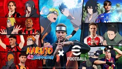 eFootball Kolaborasi dengan Naruto, Neymar Bisa Rasen Shuriken