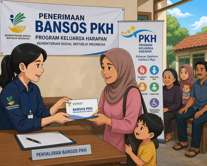 Ilustrasi Penerimaan Bansos