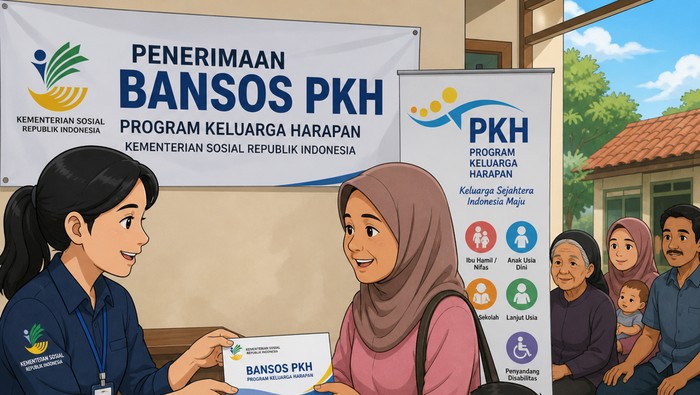 Ilustrasi Penerimaan Bansos