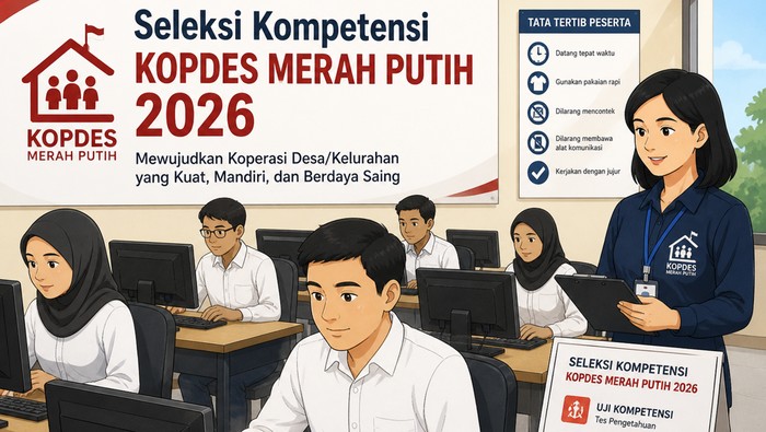 Ilustrasi Seleksi Kompetensi Kopdes Merah Putih