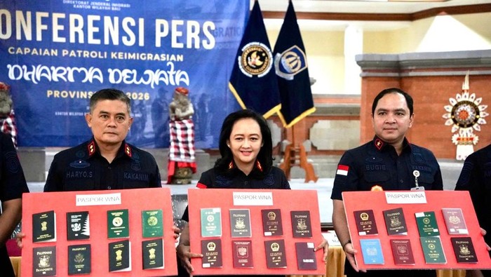 Imigrasi Bali Amankan 62 WNA Bermasalah