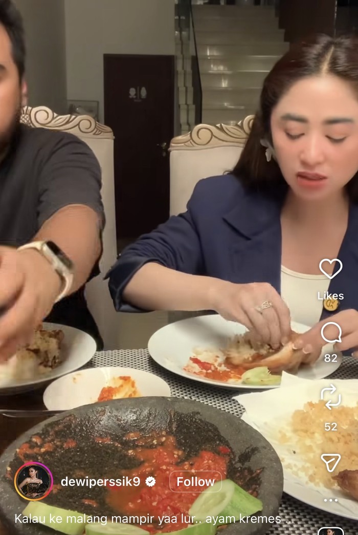 Intip Keseruan Dewi Persik saat Masak di Dapur hingga Cicip Sushi Viral