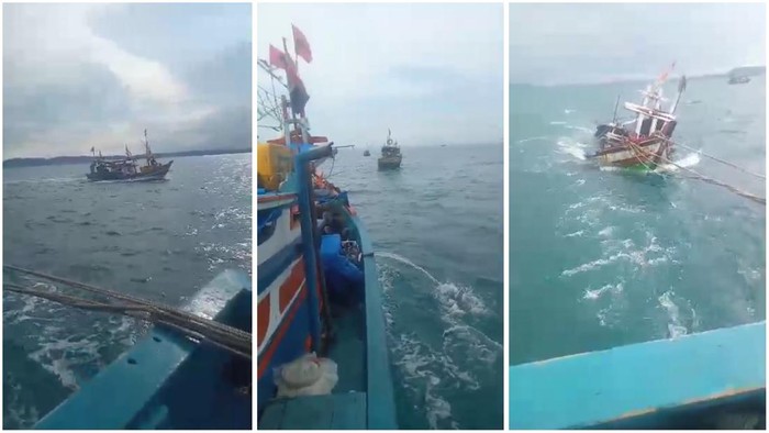 Kapal nelayan ditabrak kapal kargo di Lampung