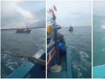 Kapal Nelayan Ditabrak Kapal Kargo di Lampung, 1 ABK Hilang