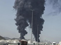 Video: Kilang Minyak UEA Diserang, Iran Sebut AS Dalangnya