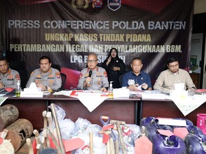 Polda Banten Bongkar Tambang Ilegal di Lebak, 7 Orang Ditetapkan Tersangka