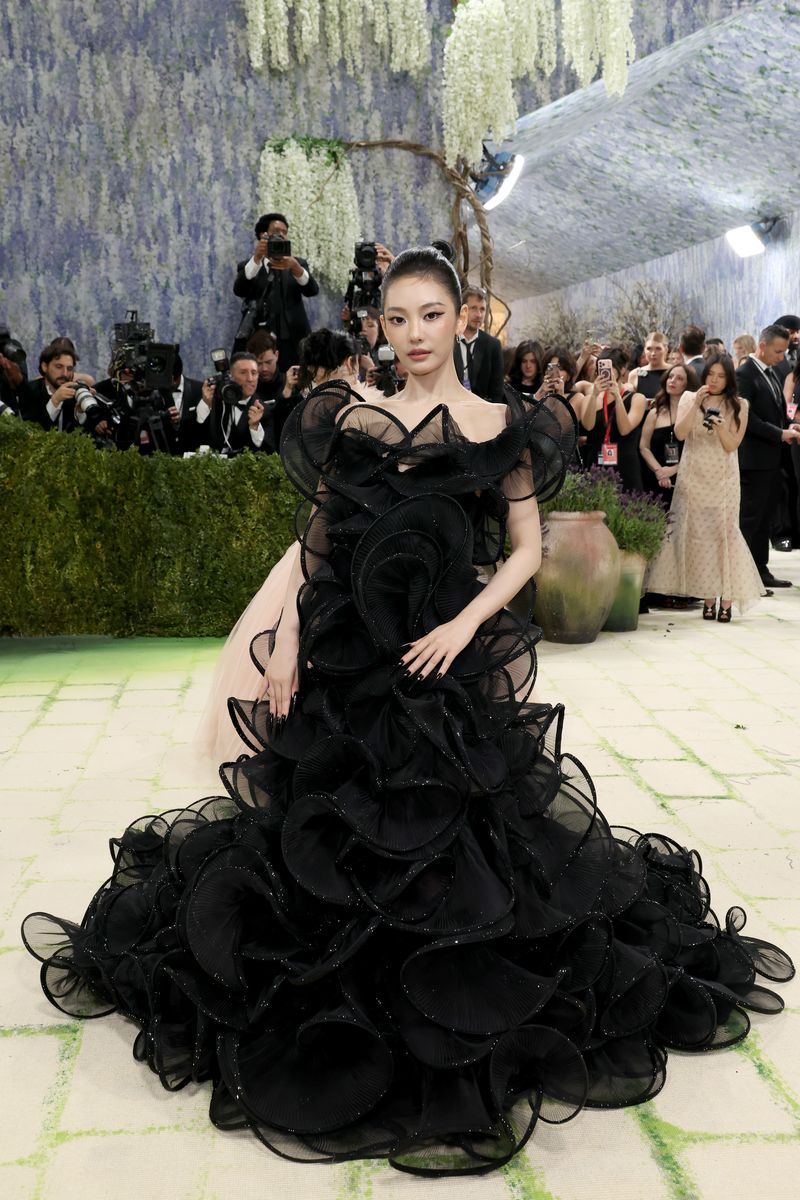 NEW YORK, NEW YORK - MAY 04: Ningning attends the 2026 Met Gala celebrating 