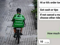 Viral! Driver Tak Mau Antar Pesanan Makanan Sebelum Diberi Tip