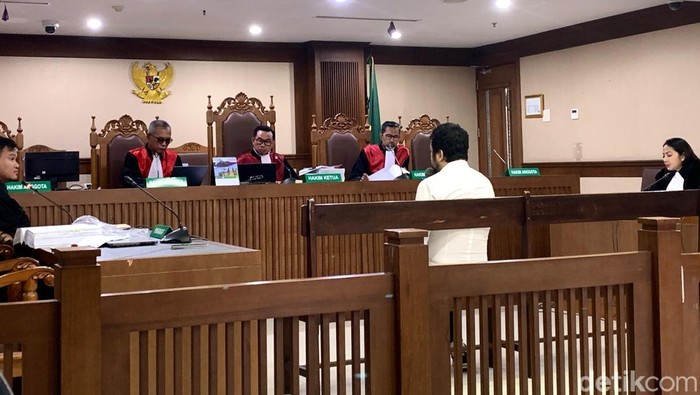 Sidang Bos Terra Drone di Pengadilan Negeri Jakarta Pusat, Selasa (5/5/2026). (Mulia Budi/detikcom)