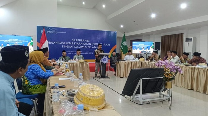 Silaturahmi Ormas Islam tingkat Sulawesi Selatan (Sulsel) di Makassar.