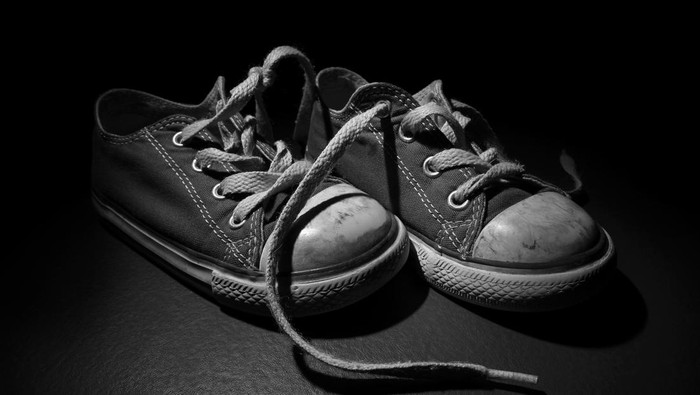 BW Worn Tennis Shoes