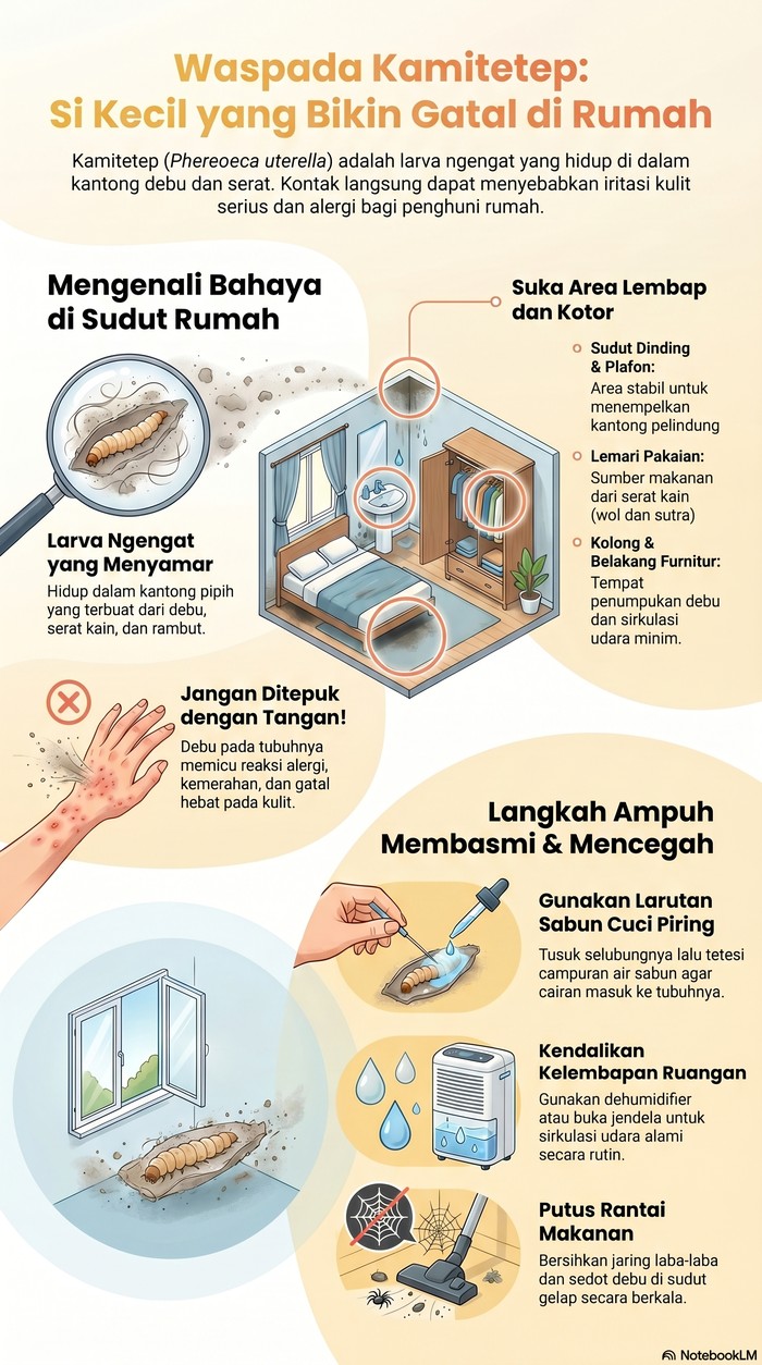 Serangga kamitetep.