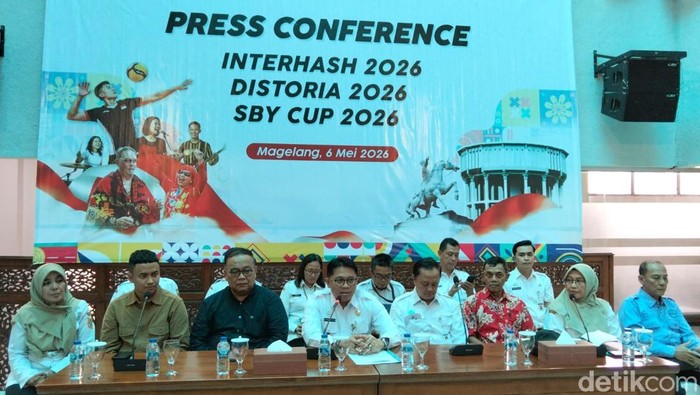 Jumpa pers pelaksanaan SBY Cup 2026 di Pemkot Magelang, Rabu (6/5/2026).
