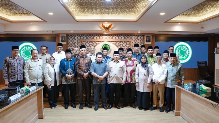 Kepala KSP Dudung Abdurachman berkunjung ke kantor MUI. (Dok. Tim KSP)