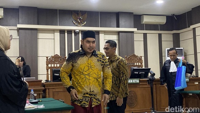 Ketua Yayasan Silmi Kaffah Rancamulya, Ahmad Yazid alias Gus Yazid di Pengadilan Tipikor, Kota Semarang, Rabu (6/5/2026).