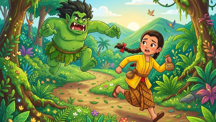 Kisah Timun Mas dan Buto Ijo Cerita Rakyat Jawa Tengah, Lengkap Pesan Moralnya