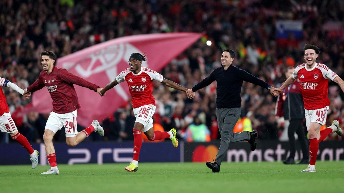 Arsenal lolos ke final Liga Champions usai menyingkirkan Atletico Madrid (Foto: Getty Images/Justin Setterfield)