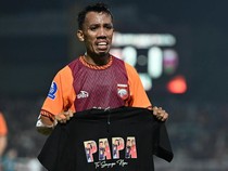 Selebrasi Gol Sihran Amrullah untuk Mendiang Papa