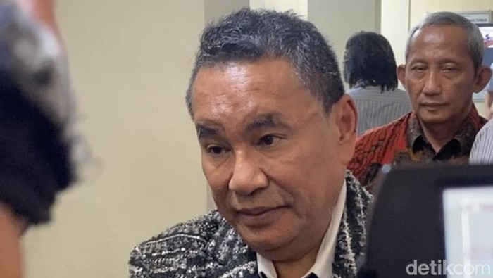 Pengacara duo bos PT Sritex, Hotman Paris Hutapea di Pengadilan Tindak Pidana Korupsi Kota Semarang, Kecamatan Semarang Barat, Kota Semarang, Rabu (6/5/2026).