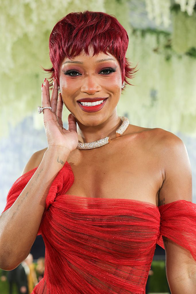 Keke Palmer di Met Gala 2026 yang diadakan di Museum Metropolitan pada 4 Mei 2026 di New York, New York.