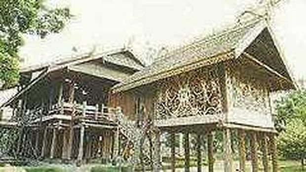 Rumah Lamin. (Pemkot Banjarmasin)