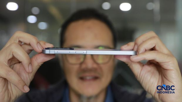 Samsung Galaxy A57 5G. (CNBC Indonesia/Muhammad Sabki)