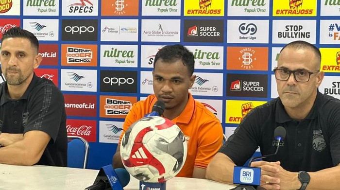 Striker Borneo FC Samarinda, Habibi Jusuf. (Riani Rahayu/detikKalimantan)
