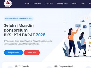 Pendaftaran SMMPTN-Barat 2026 Resmi Dibuka,Cek Syarat dan Cara Daftarnya