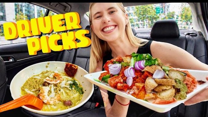 YouTuber Ini Jelajahi Kuliner Singapura Bareng Sopir Taksi