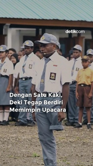 Video Deki, Siswa Disabilitas yang Tetap Berdiri Tegak Jadi Pemimpin Upacara