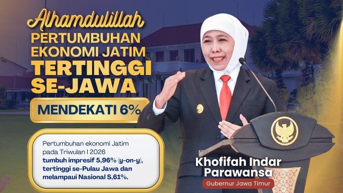 Gubernur Jawa Timur Khofifah Indar Parawansa