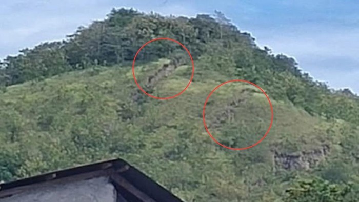Warga Pinrang heboh dengan retakan di Gunung Paleteang yang dikhawatirkan memicu longsor.