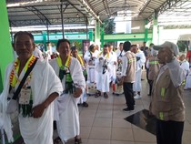 Mendarat di Jeddah, Calhaj Jateng Kenakan Ihram Sejak dari Asrama Donohudan