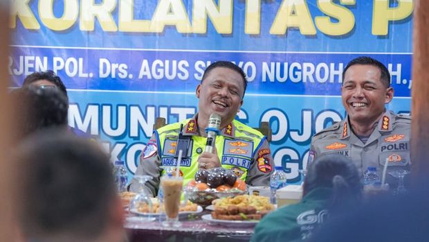 Kakorlantas Rangkul Komunitas Ojol Bogor