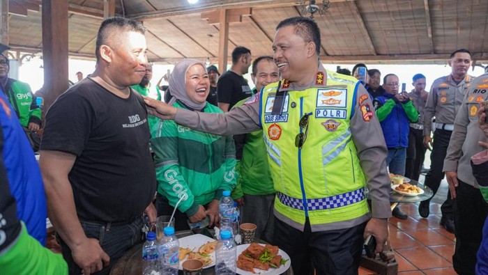 Kakorlantas Rangkul Komunitas Ojol Bogor