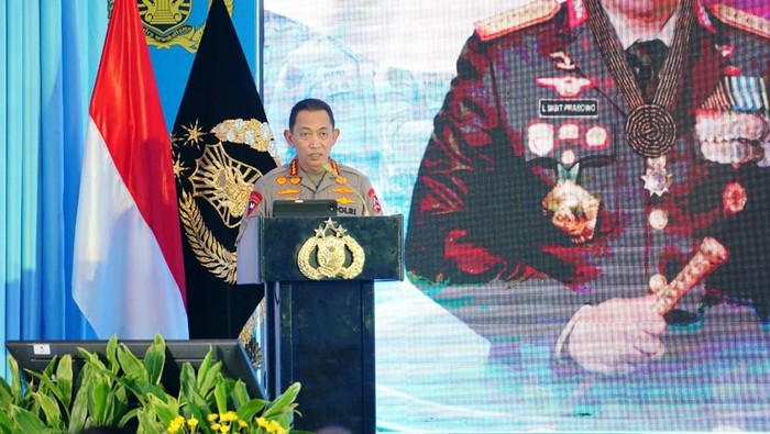Kapolri Jenderal Listyo Sigit Prabowo membuka Rapat Kerja Teknis (Rakernis) Reskrim Polri 2026. (dok. ist)