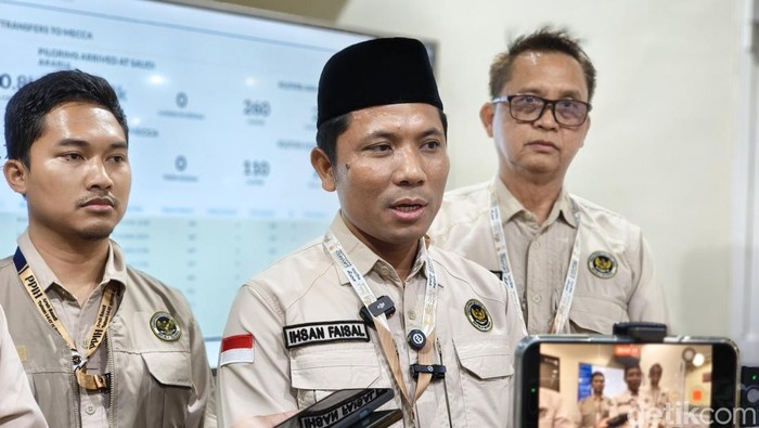 Kepala PPIH Arab Saudi Daker Makkah Ihsan Faisal ditemui di Kantor Daker Makkah, Rabu (6/5/2026) malam.