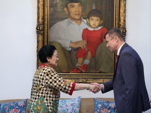 Megawati Bertemu Dubes Rusia, Titip Salam untuk Presiden Putin