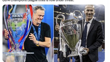 Tentu saja misi PSG kali ini adalah kembali juara untuk menyamai pencapaian Real Madrid. Foto: X.com