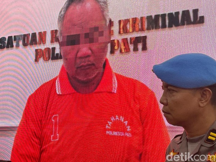 Konferensi pers kasus pemerkosaan santriwati di Polresta Pati, Kamis (7/5/2026).