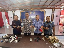 Razia Ruang Tahanan, Lapas Parepare Temukan 9 HP di Tong Sampah-Kamar Mandi