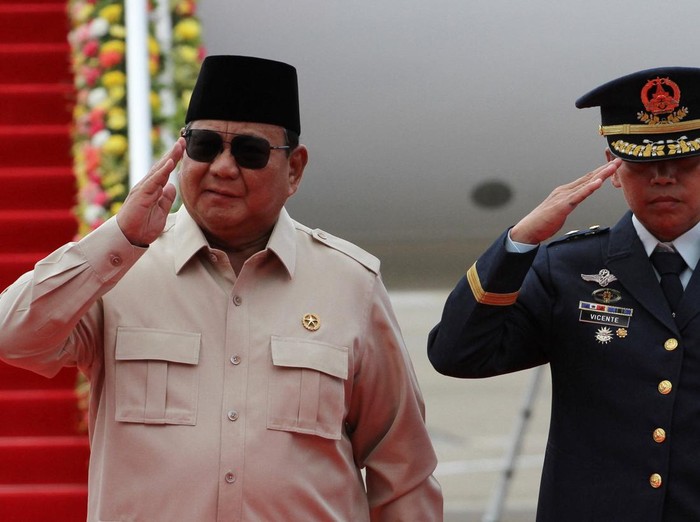 Indonesias President Prabowo Subianto arrives ahead of the 48th ASEAN Summit and related meetings in Cebu, Philippines, May 7, 2026. Jacqueline Hernandez/Pool via REUTERS