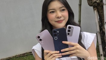 Untuk lengkap harga Realme C100 series bisa diintip di sini. Foto: Adi FR/detikINET