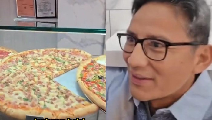 Sandiaga Uno rekomendasikan pizza halal di New York