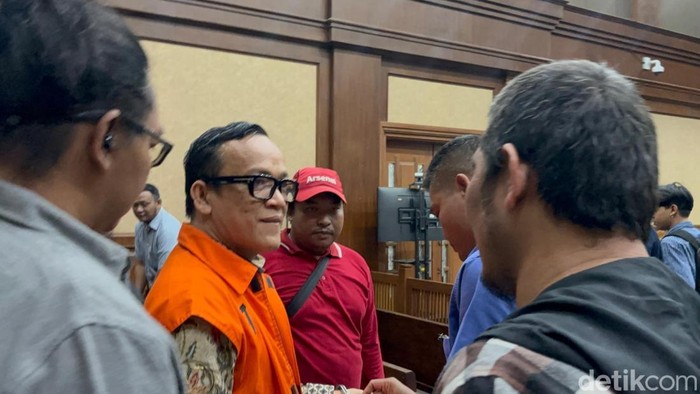 Sidang Immanuel Ebenezer Gerungan (Noel). (Mulia Budi/detikcom)