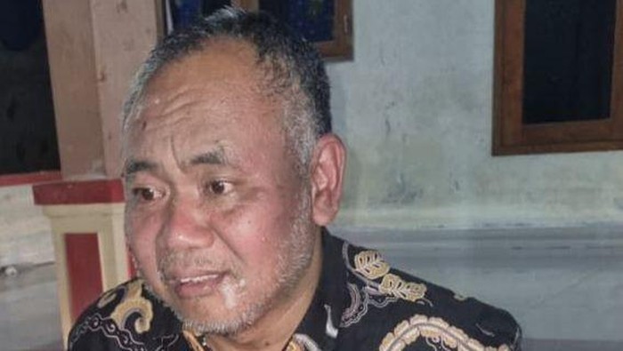 Tersangka AS saat ditangkap di Wonogiri.